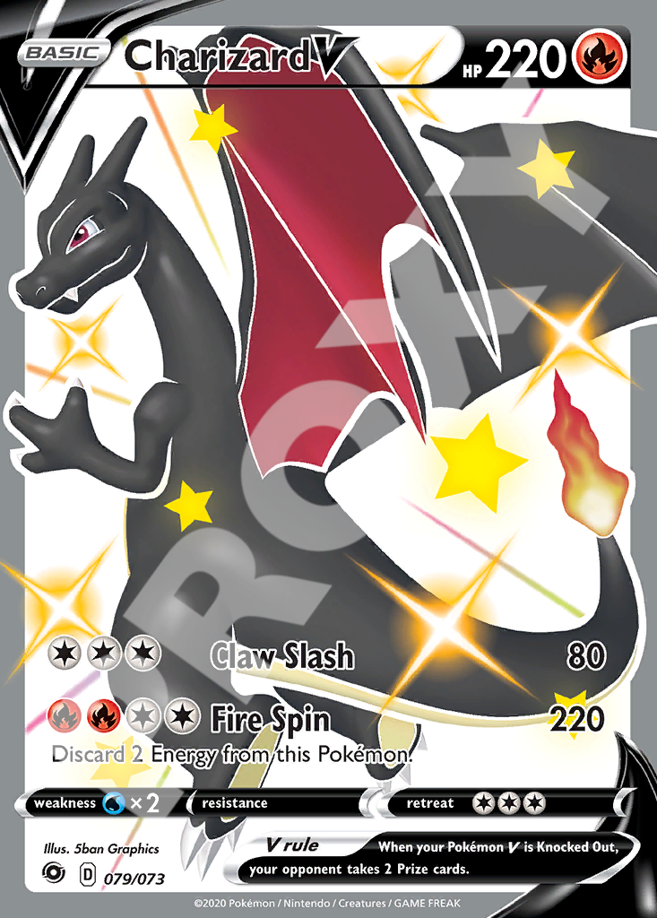 Charizard V 079 – Champion's Path | The Proxy Lab