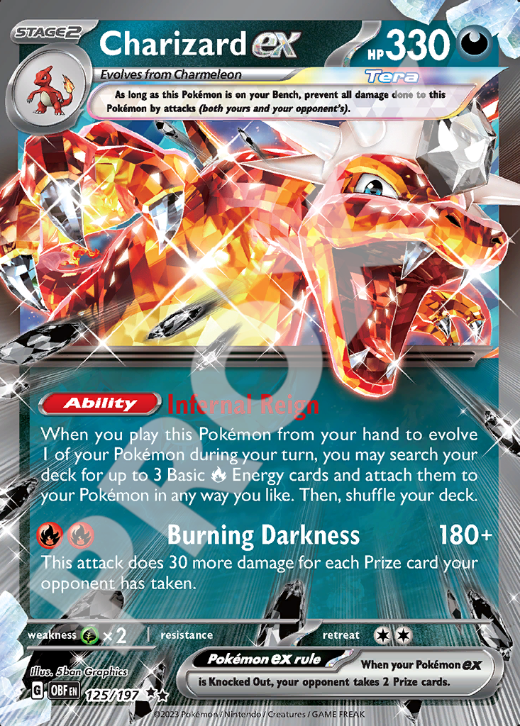 Charizard ex 125 – Obsidian Flames | The Proxy Lab