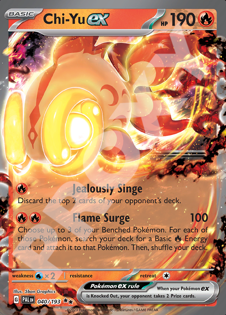 Chi-Yu EX 040 – Paldea Evolved | The Proxy Lab