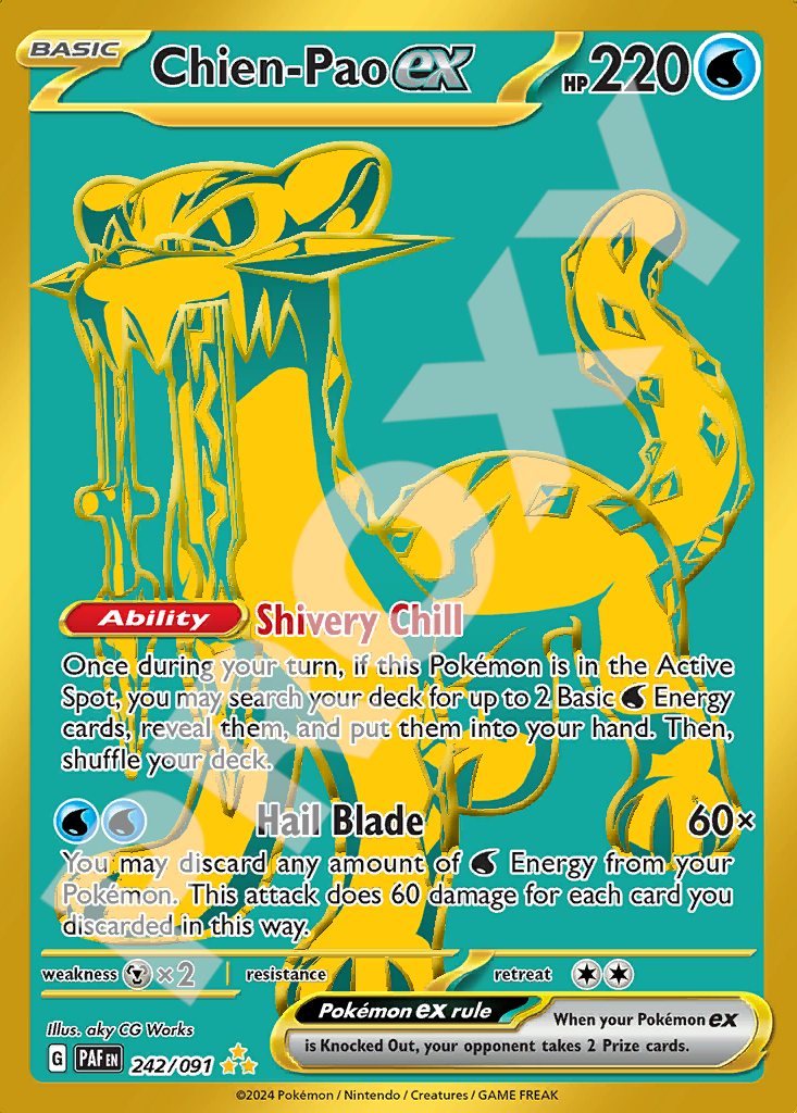 Chien-Pao EX 242 – Paldean Fates | The Proxy Lab