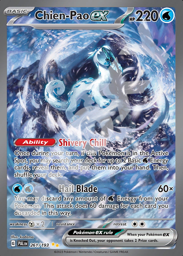 Chien-Pao EX 261 – Paldea Evolved | The Proxy Lab