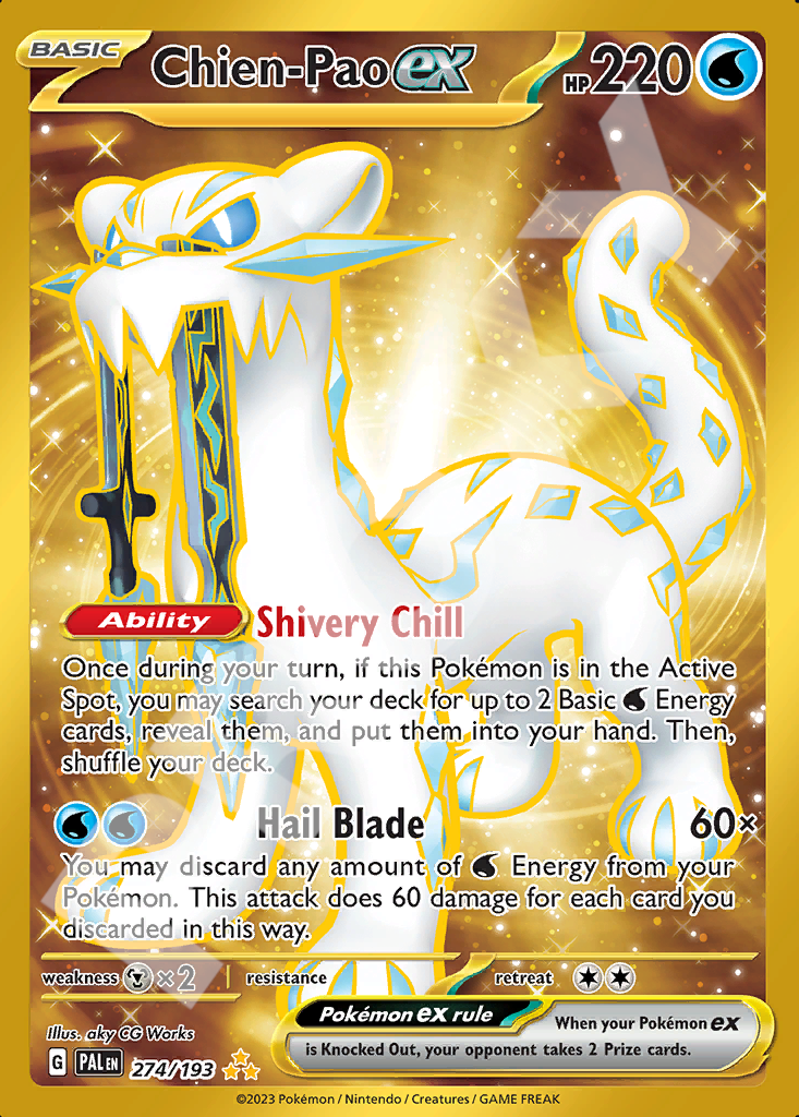 Chien-Pao EX 274 – Paldea Evolved | The Proxy Lab