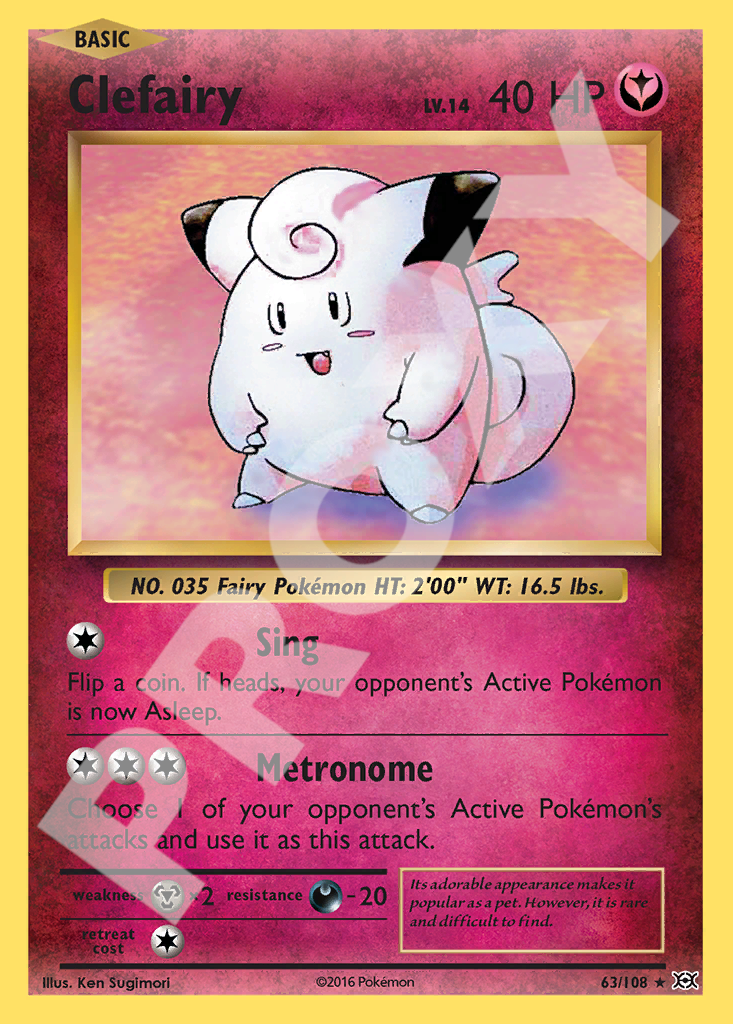 Clefairy 63 – Evolutions | The Proxy Lab