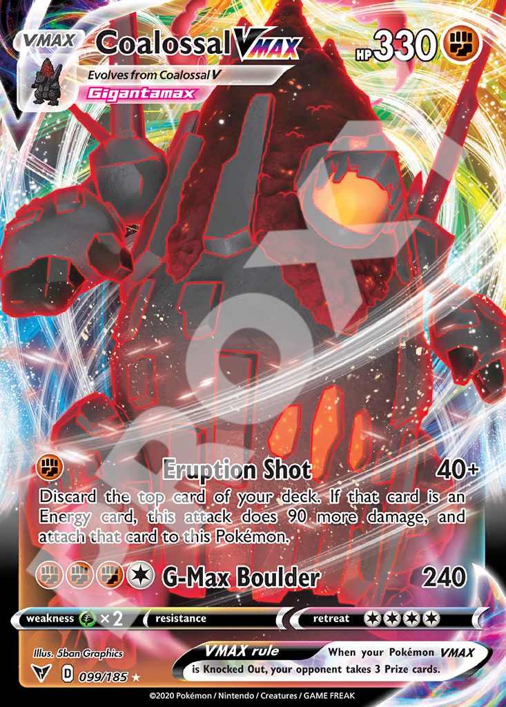 Coalossal VMAX 099 – Vivid Voltage | The Proxy Lab