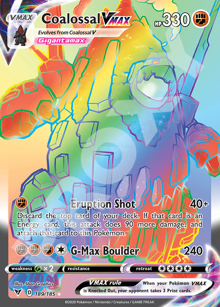 Coalossal VMAX 189 – Vivid Voltage | The Proxy Lab