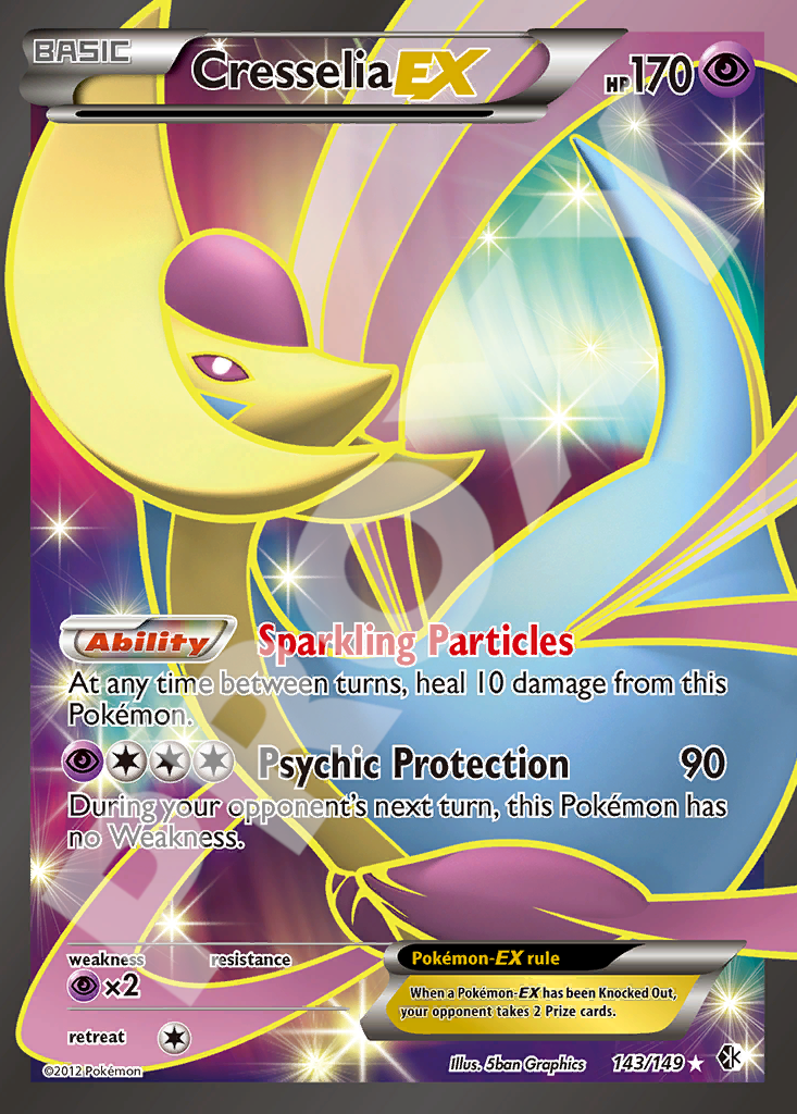 Cresselia EX 143 – Boundaries Crossed | The Proxy Lab