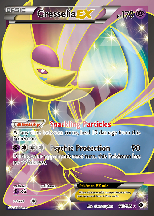 Cresselia EX 143 – Boundaries Crossed | The Proxy Lab