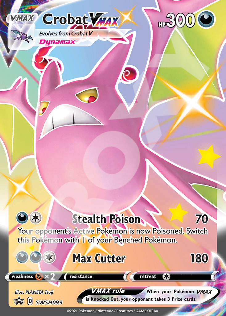 Crobat VMAX SWSH099 – Promos | The Proxy Lab