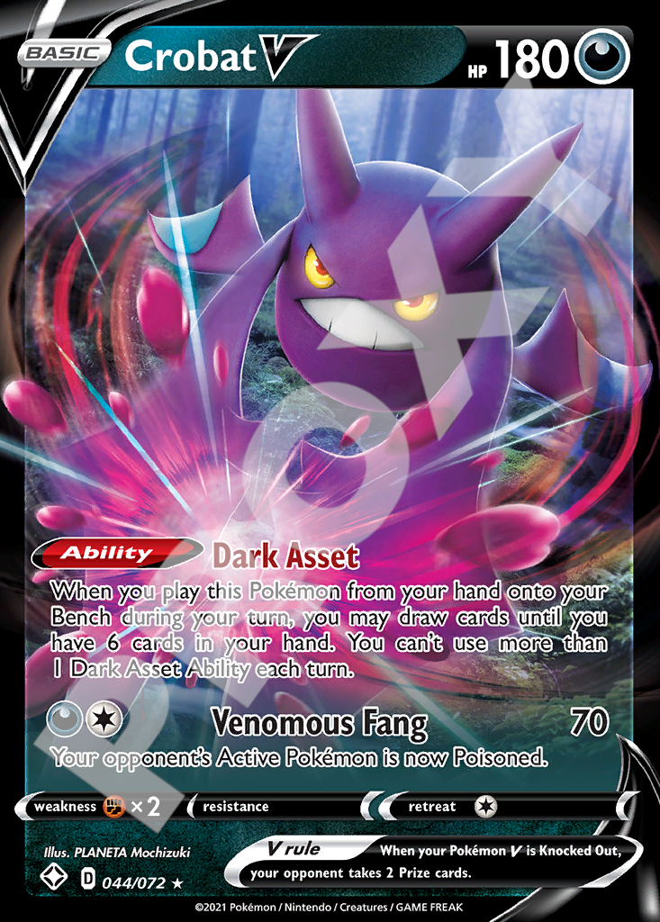 Crobat V 044 – Shining Fates | The Proxy Lab