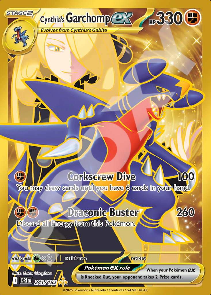 Cynthias Garchomp EX 241 – Destined Rivals | The Proxy Lab