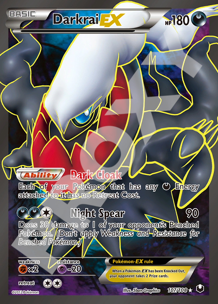 Darkrai EX 107 – Dark Explorers | The Proxy Lab