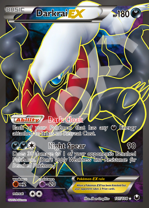 Darkrai EX 107 – Dark Explorers | The Proxy Lab