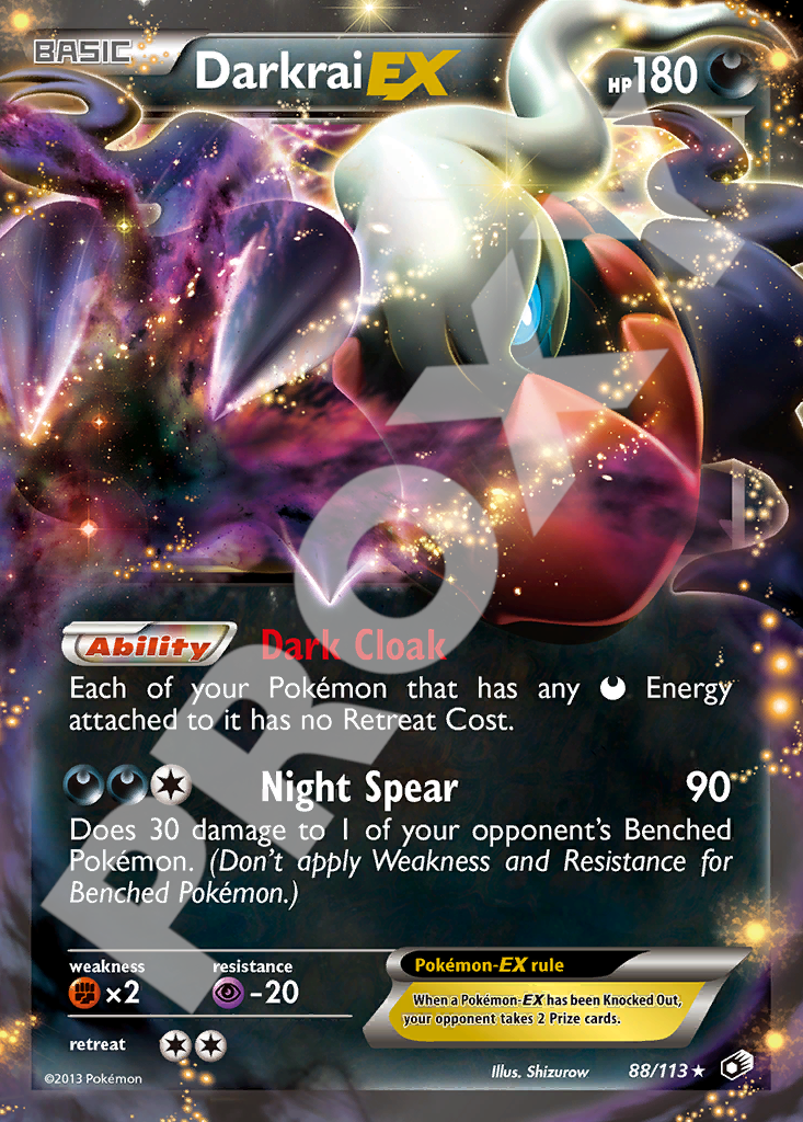 Darkrai EX 88 – Legendary Treasures | The Proxy Lab
