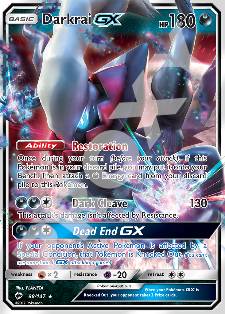 Darkrai GX 88 – Burning Shadows | The Proxy Lab