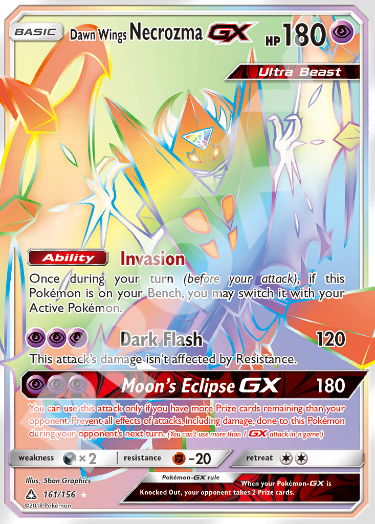 Dawn Wings Necrozma GX 161 – Ultra Prism | The Proxy Lab
