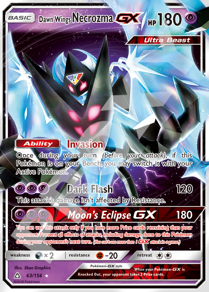 Dawn Wings Necrozma GX 63 – Ultra Prism | The Proxy Lab