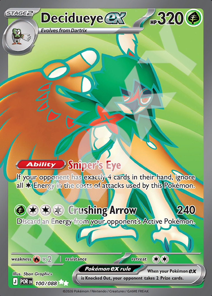 Decidueye EX 100 – Perfect Order | The Proxy Lab