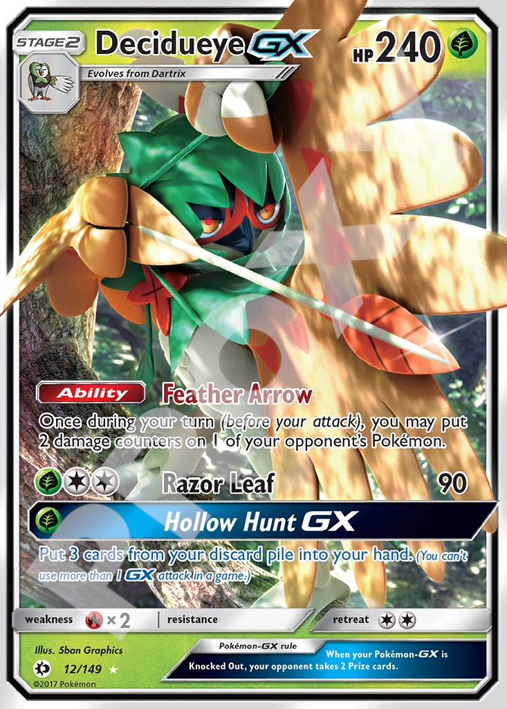 Decidueye GX 12 – Sun & Moon | The Proxy Lab