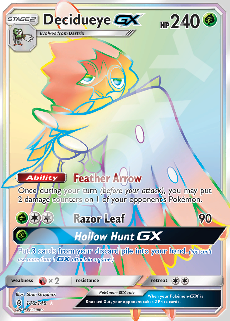 Decidueye GX 146 – Guardians Rising | The Proxy Lab