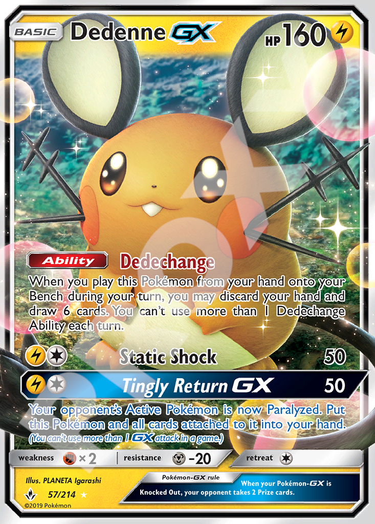 Dedenne GX 57 – Unbroken Bonds | The Proxy Lab