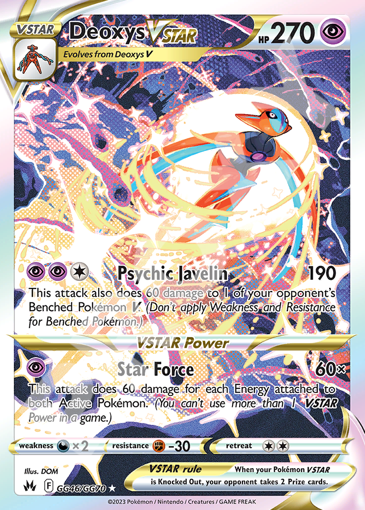 Deoxys VSTAR 046 – Crown Zenith | The Proxy Lab