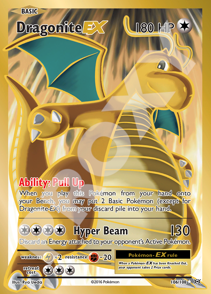 Dragonite EX 106 – Evolutions | The Proxy Lab