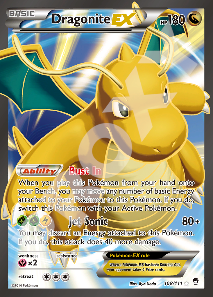 Dragonite EX 108 – Furious Fists | The Proxy Lab