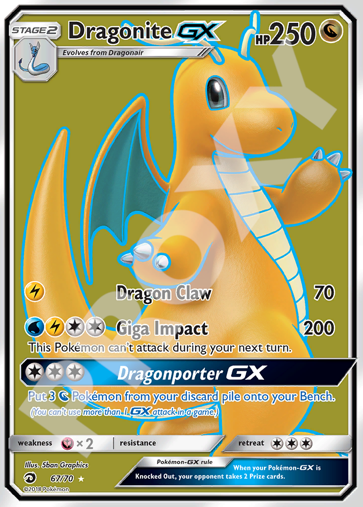 Dragonite GX 67 – Dragon Majesty | The Proxy Lab