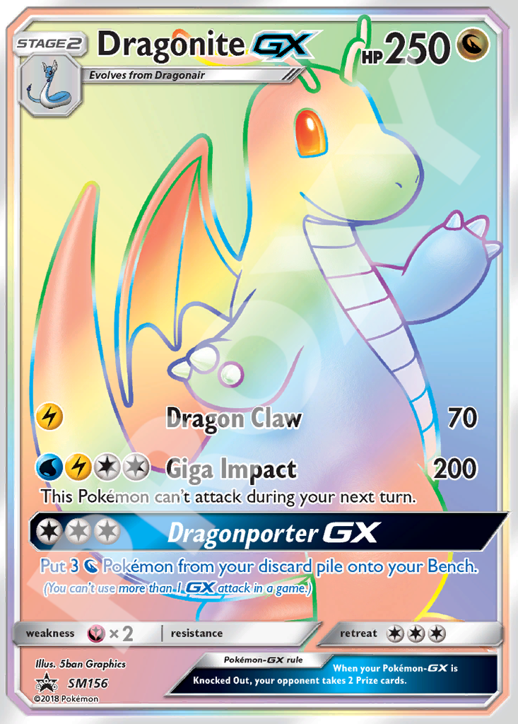 Dragonite GX SM156 – Promos | The Proxy Lab