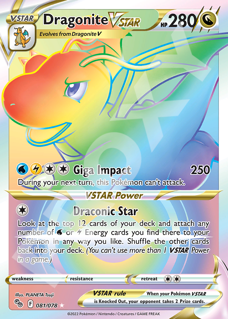 Dragonite VSTAR 081 – GO | The Proxy Lab