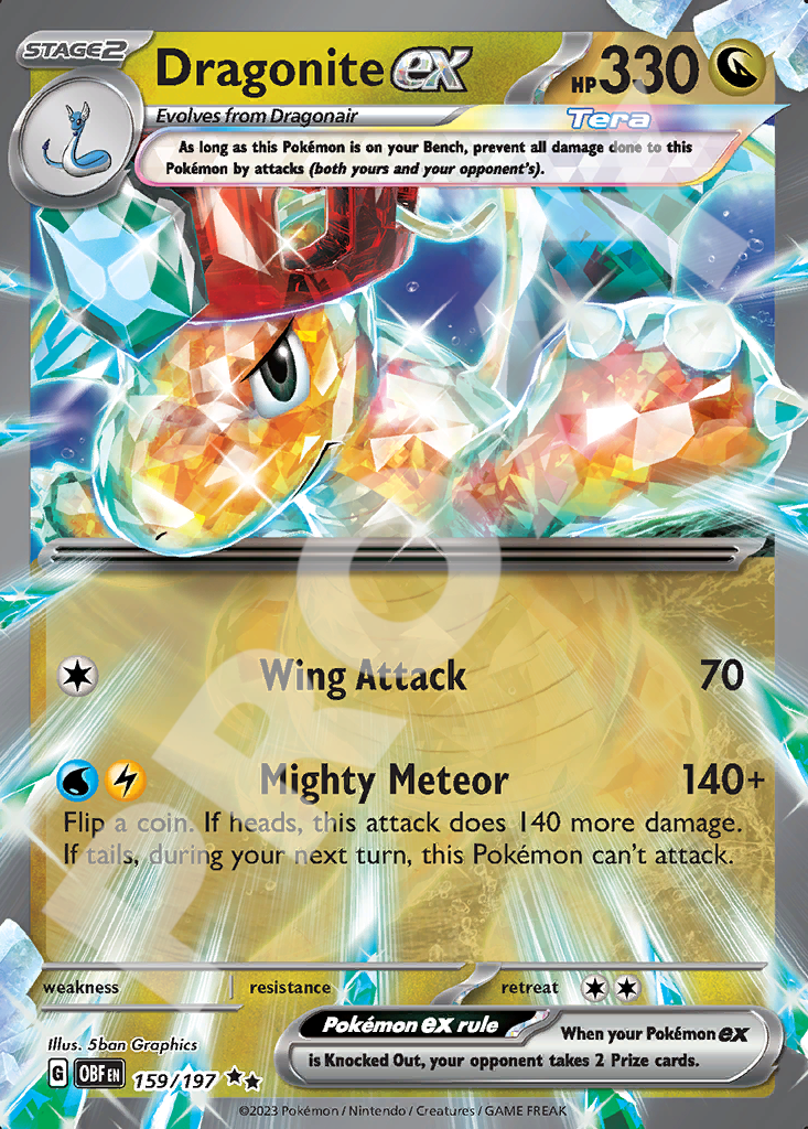 Dragonite ex 159 – Obsidian Flames | The Proxy Lab