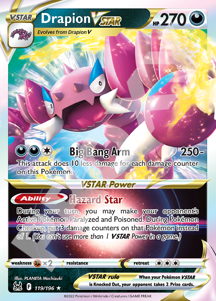 Drapion VSTAR 119 – Lost Origin | The Proxy Lab