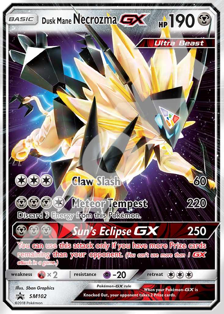 Dusk Mane Necrozma GX SM102 – Promos | The Proxy Lab