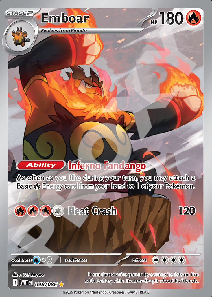 Emboar 098 –  White Flare | The Proxy Lab