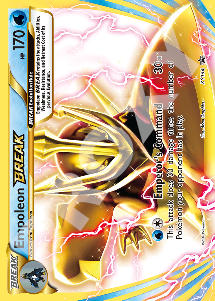 Empoleon BREAK XY134 – Promos | The Proxy Lab