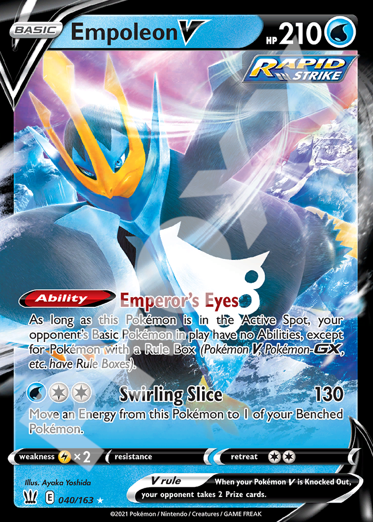Empoleon V 040 – Battle Styles | The Proxy Lab