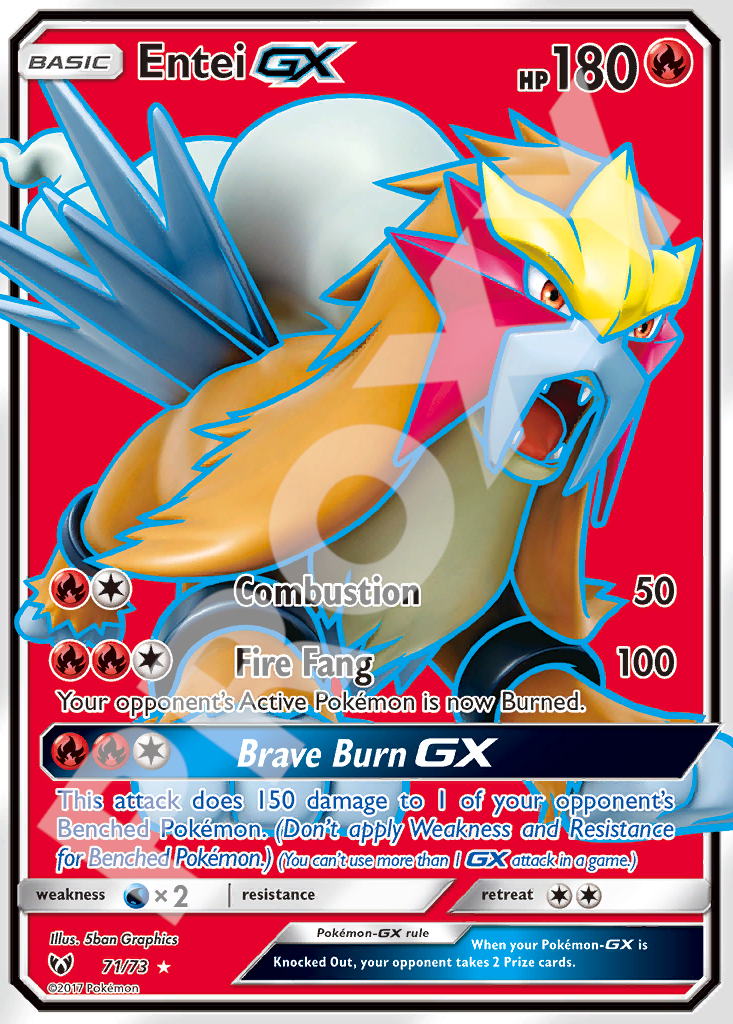 Entei GX 71 – Shining Legends | The Proxy Lab