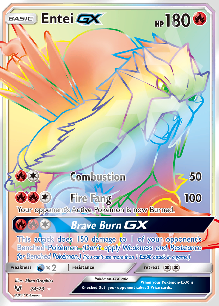 Entei GX 74 – Shining Legends | The Proxy Lab
