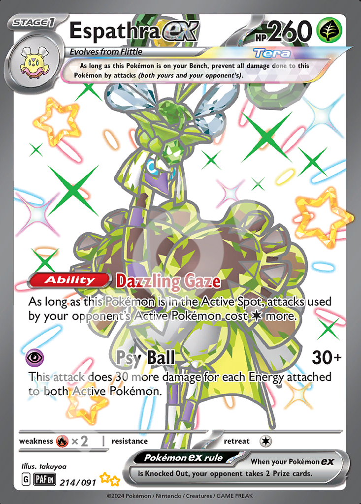 Espathra EX 214 – Paldean Fates | The Proxy Lab
