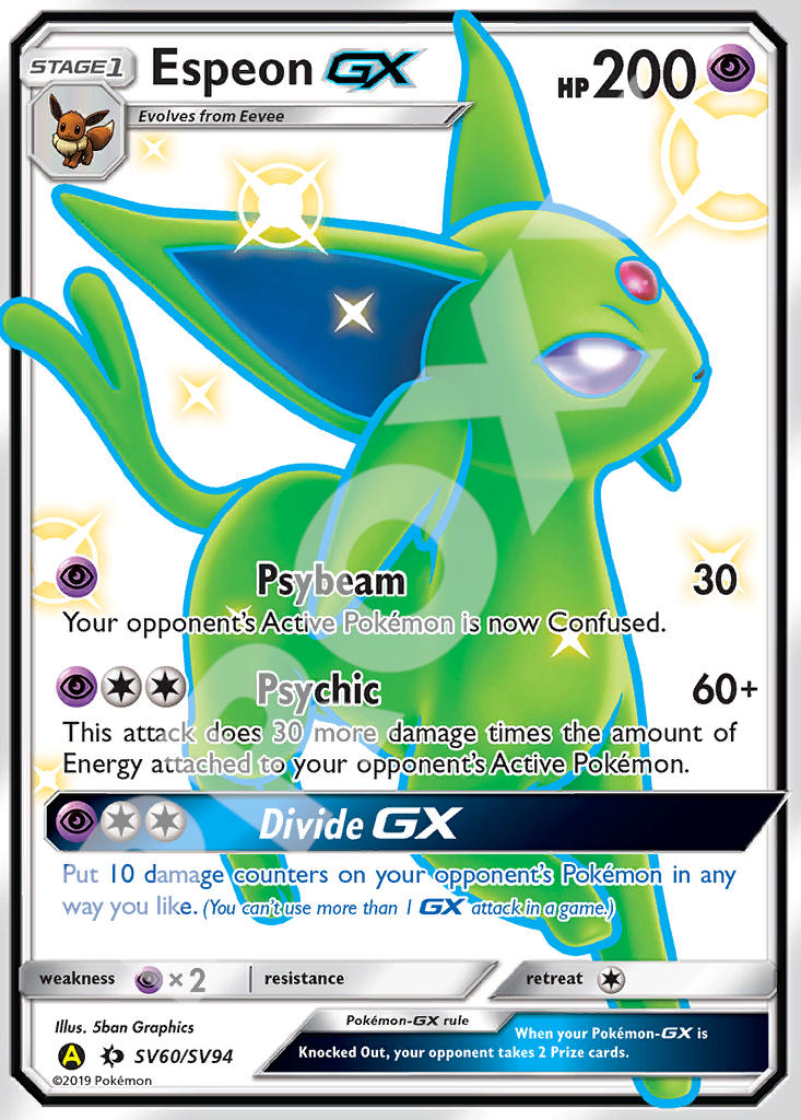 Espeon GX SV60 – Hidden Fates | The Proxy Lab