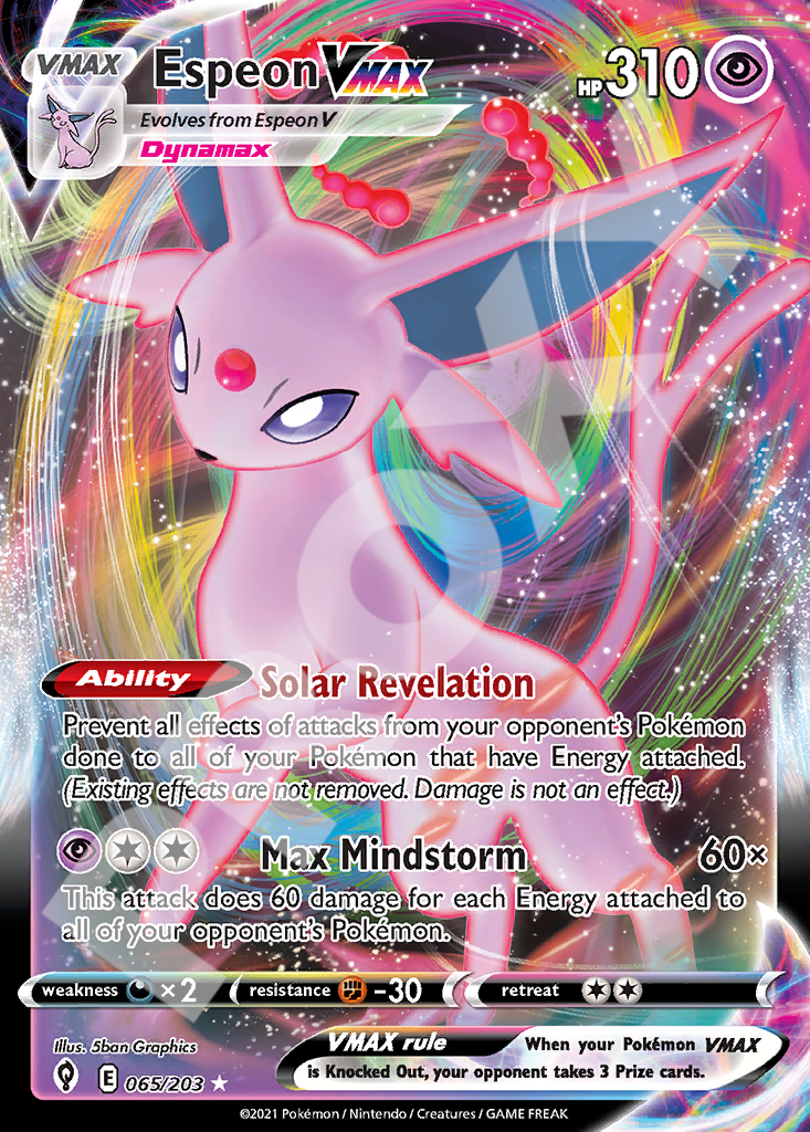 Espeon VMAX 065 – Evolving Skies | The Proxy Lab