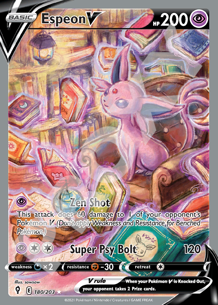 Espeon V 180 – Evolving Skies | The Proxy Lab