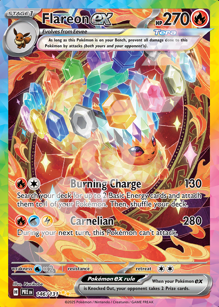 Flareon EX 146 – Prismatic Evolutions | The Proxy Lab