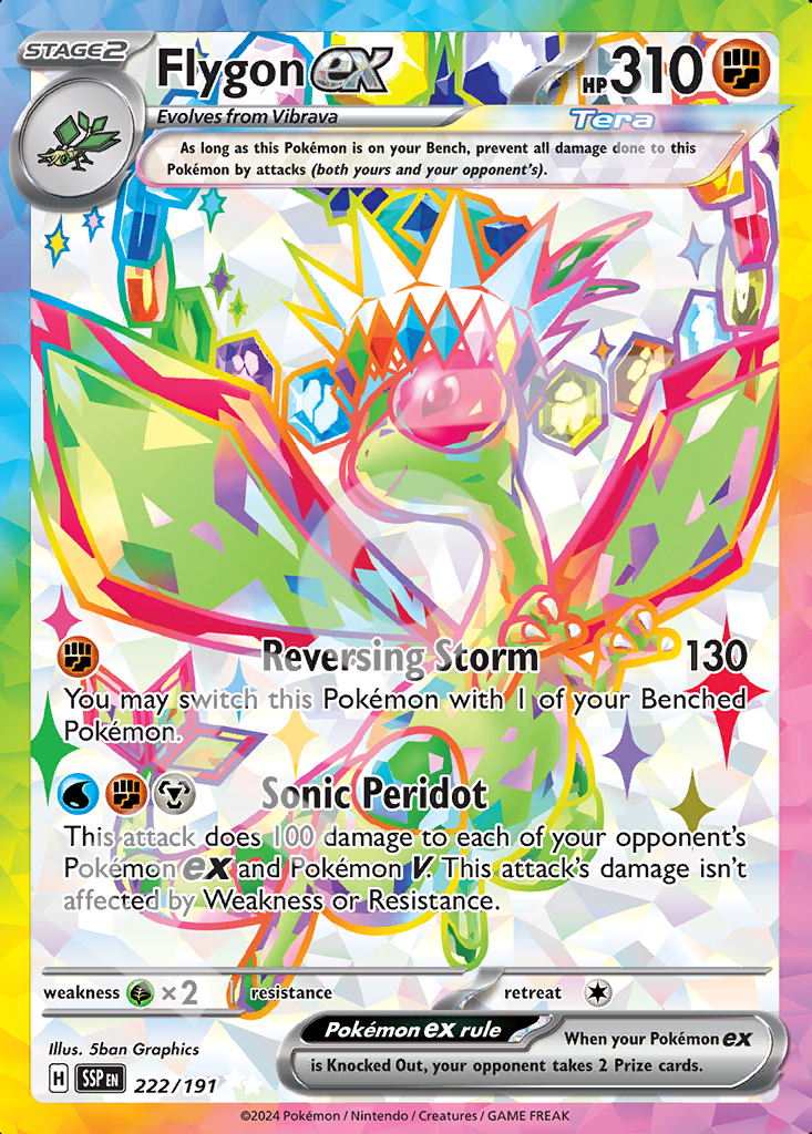 Flygon EX 222 – Surging Sparks | The Proxy Lab