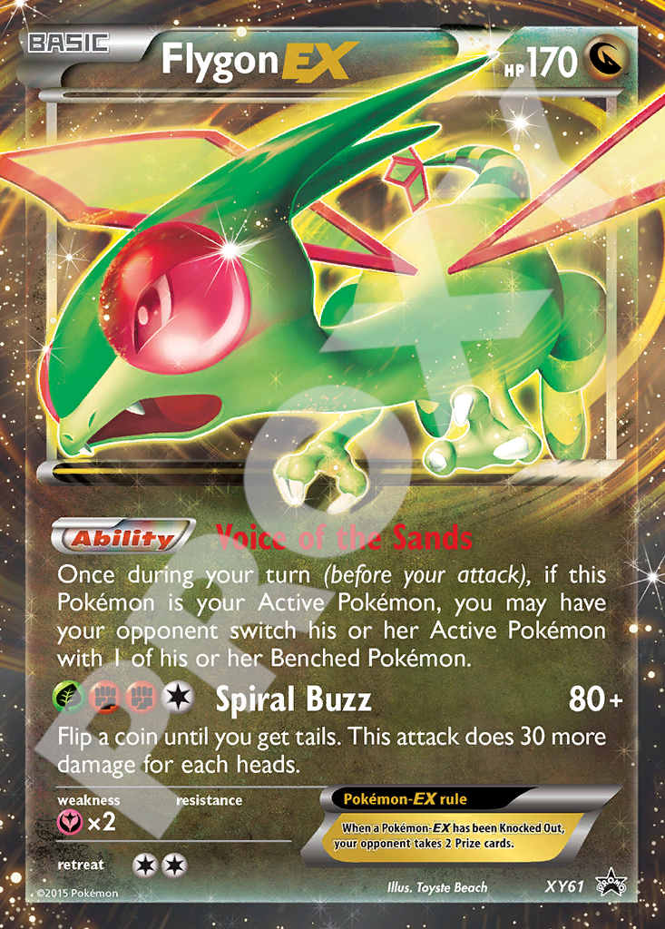 Flygon EX XY61 – Promos | The Proxy Lab