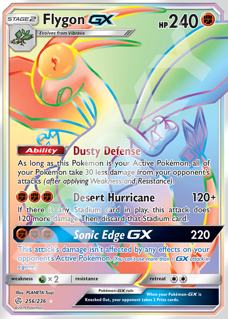 Flygon GX 256 – Hidden Fates | The Proxy Lab