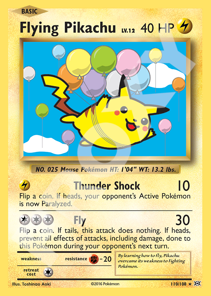Flying Pikachu 110 – Evolutions | The Proxy Lab