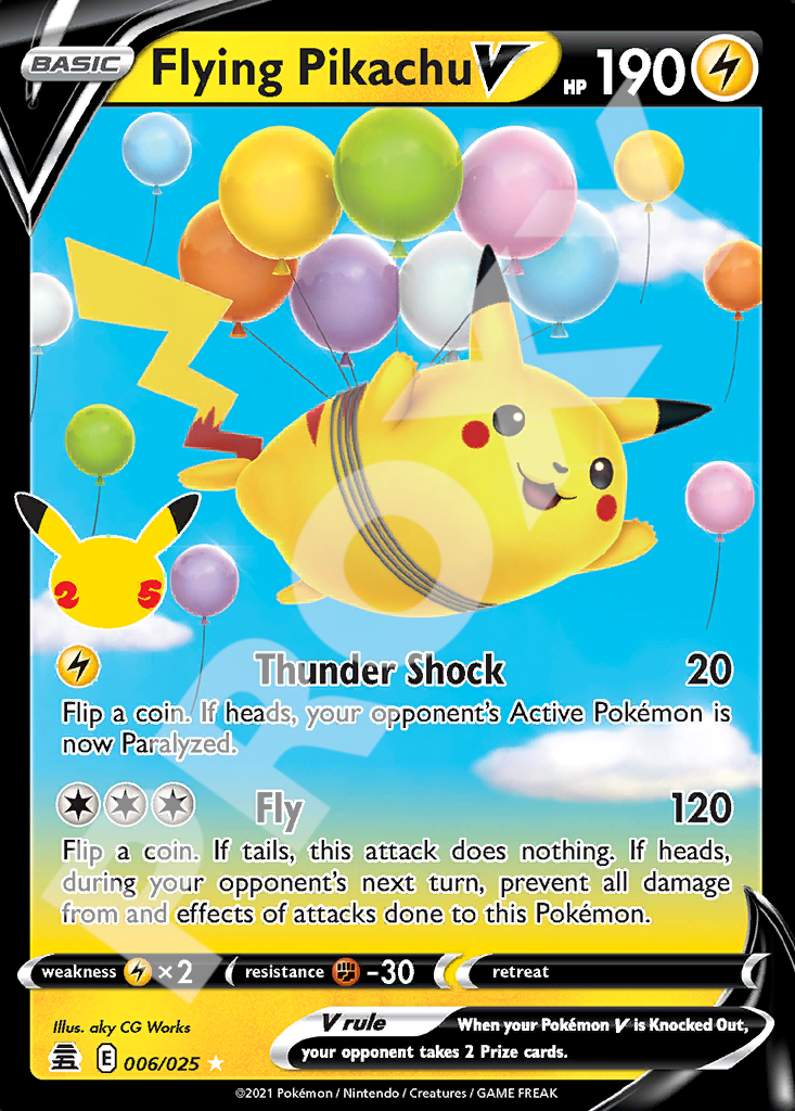 Flying Pikachu V 006 – Celebrations | The Proxy Lab