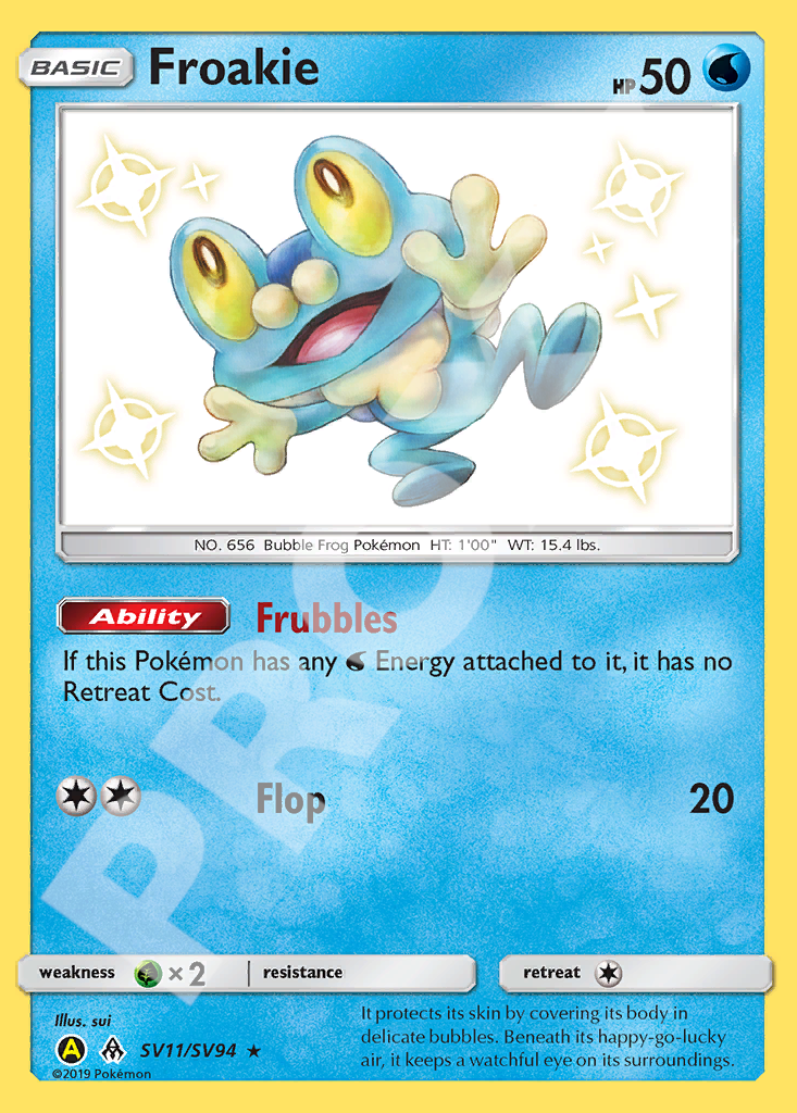 Froakie SV11 080 – Hidden Fates | The Proxy Lab