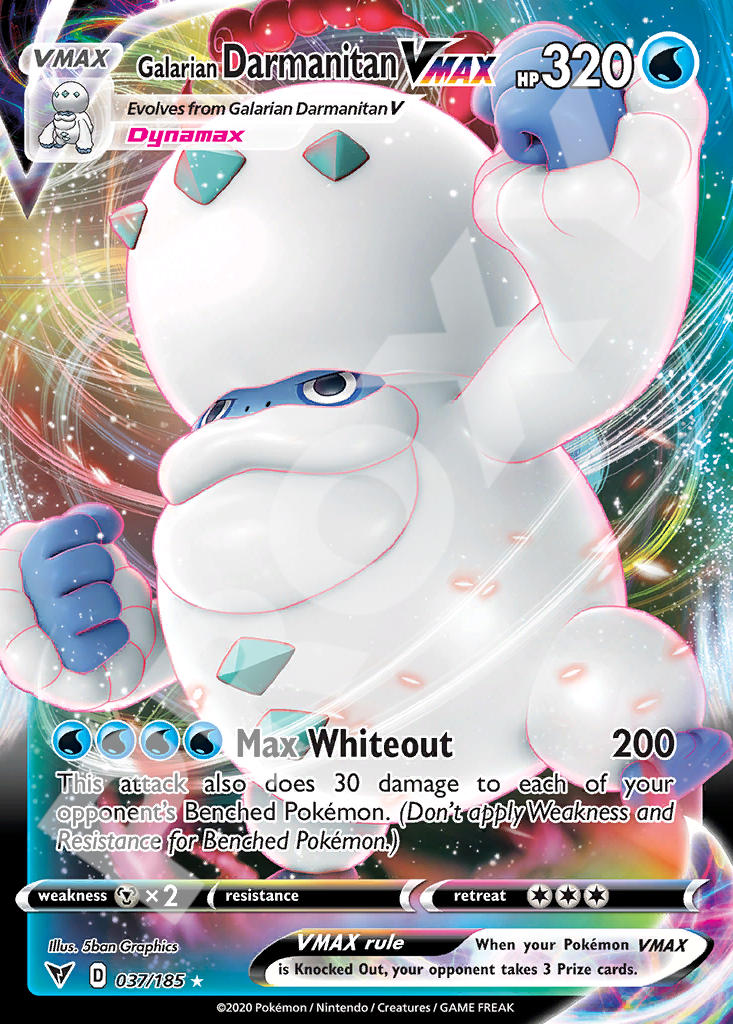 Galarian Darmanitan VMAX 037 – Vivid Voltage | The Proxy Lab